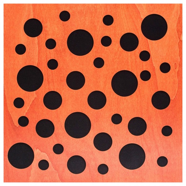 Sonitus Decosorber Natur Dot 8 Mahogany (60x60x8cm), 6 Pack