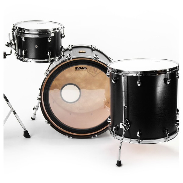 SJC Drums Tour Series 3pc Shell Pack, Matte Black