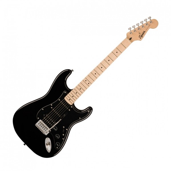 Squier Sonic Stratocaster HSS MN, Black w/ Gig bag & Accesory pack