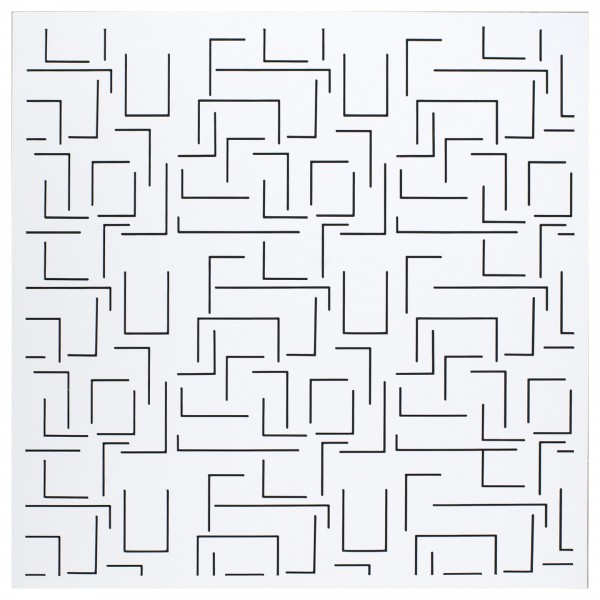 Sonitus Decosorber Natur Maze 8 White (60x60x8cm), 6 Pack