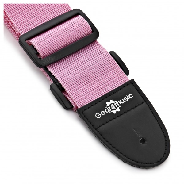 Guitar Strap by Gear4music, Pink, 2"