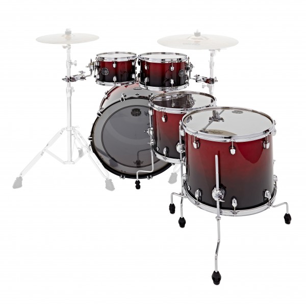 Mapex Saturn 22" 5pc Short Stack Shell Pack, Scarlet Fade