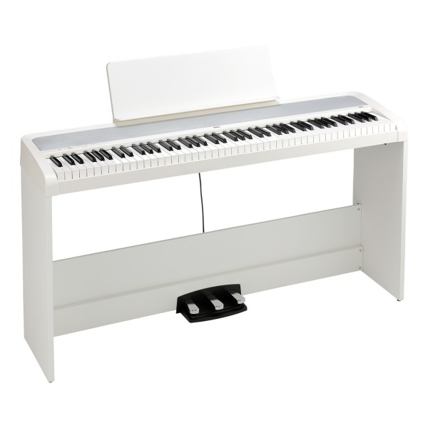 Korg B2+ Digital Piano with Stand, White