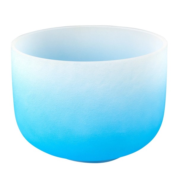 Sela 10" Blue Crystal Singing Bowl, Throat Chakra