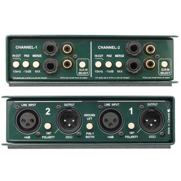 Radial JDI Duplex Stereo Direct Box