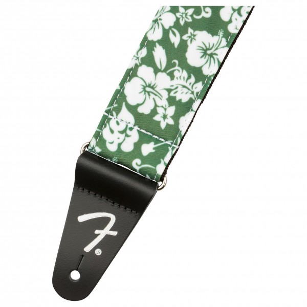 Fender 2" Hawaiian Strap, Green Floral