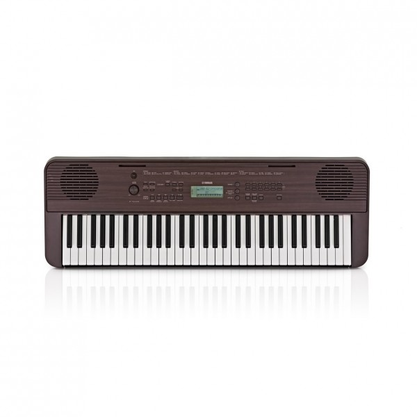 Yamaha PSR E360 Portable Keyboard Pack, Dark Walnut