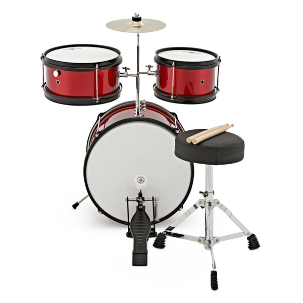 Childrens Drum Kit by Gear4music, Red