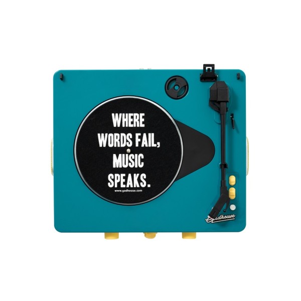 Gadhouse Brad MKII Record Player with Bluetooth, Green