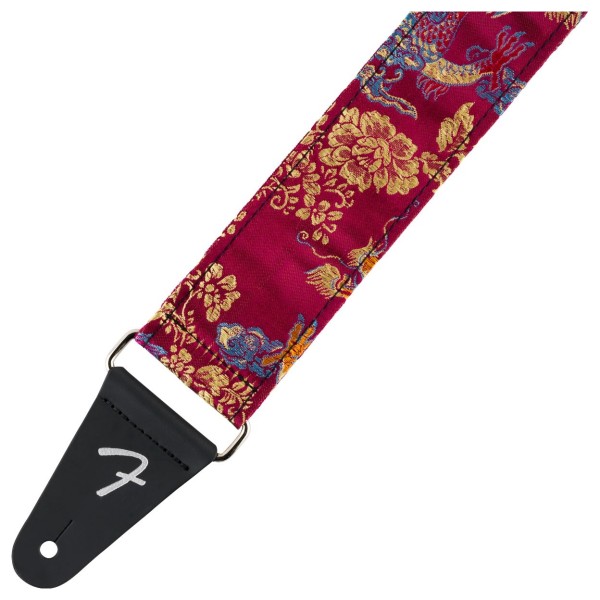 Fender Satin Dragon Strap, Wine