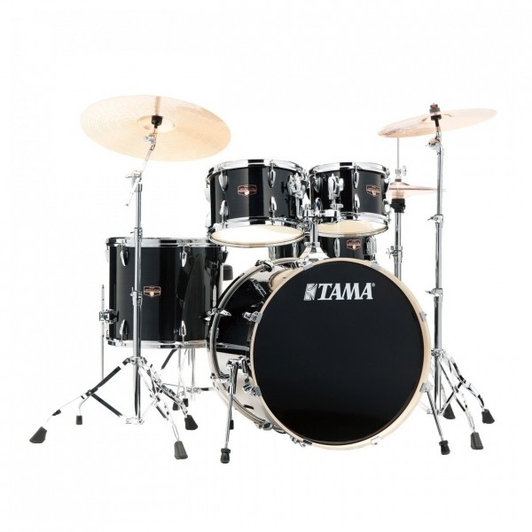 Tama Imperialstar 22" 5pc Drum Kit w/Cymbals, Hairline Black