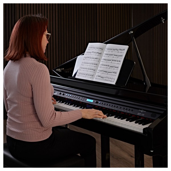 GDP-100 Digital Grand Piano with Stool by Gear4music