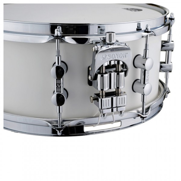 Sonor SQ1 13" x 6" Birch Snare Drum, Satin Pure White
