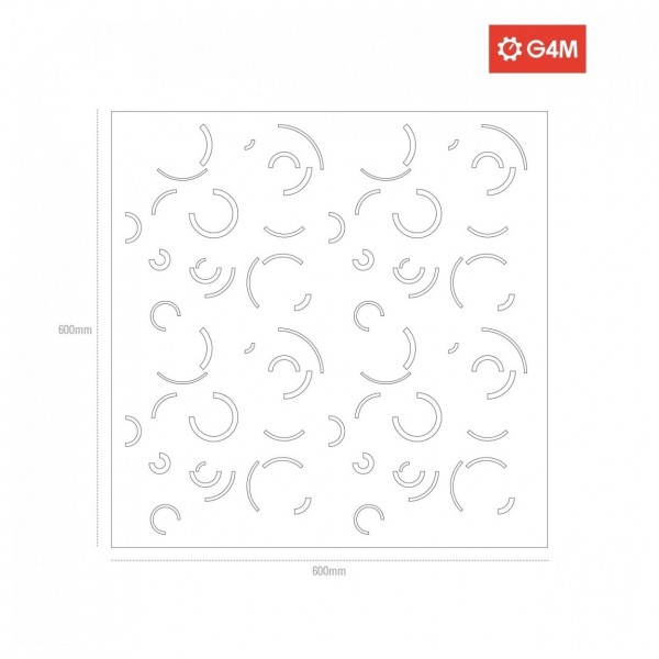 G4M Acoustics Curves 4 Pack, Black