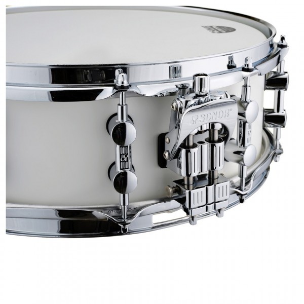 Sonor SQ1 14" x 5" Birch Snare Drum, Satin Pure White
