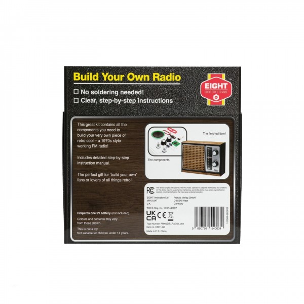 EIGHT Build Your Own Retro Radio Kit