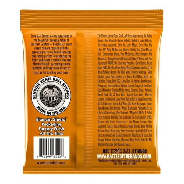 Ernie Ball 3222 Hybrid Slinky Guitar Strings, 3 Pack (9 - 46)
