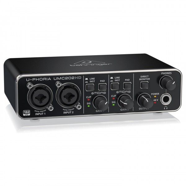 Behringer U-PHORIA UMC202HD USB Audio Interface