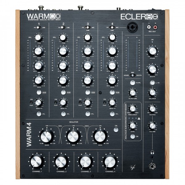 Ecler WARM4 - Four Channel Analog Rotary Mixer