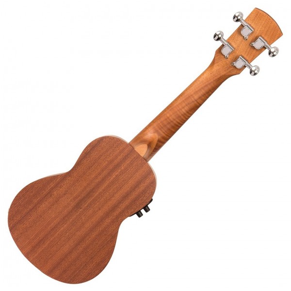 Laka Mahogany Series Soprano Electro Ukelele, Natural