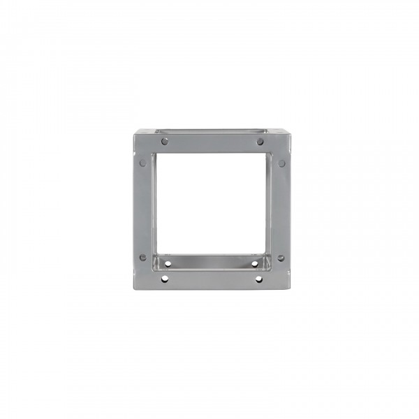 Equinox Quad Steel DecoTruss Box Corner, Silver