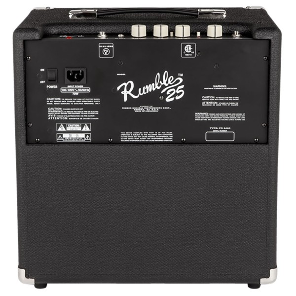 Fender Rumble 25 Bass Combo, pack of 3