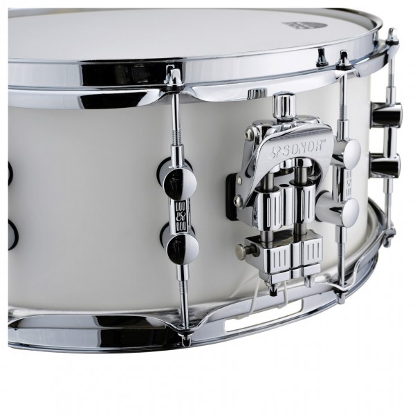 Sonor SQ1 14" x 6.5" Birch Snare Drum, Satin Pure White