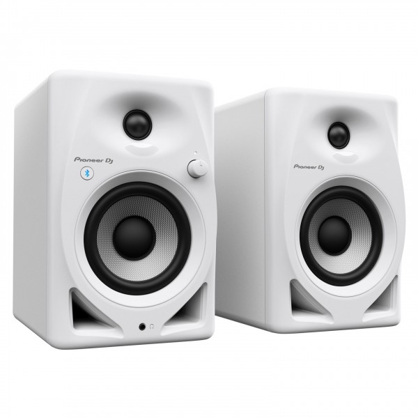 Pioneer DJ DM-40D-BT Bluetooth Monitor Speakers, White