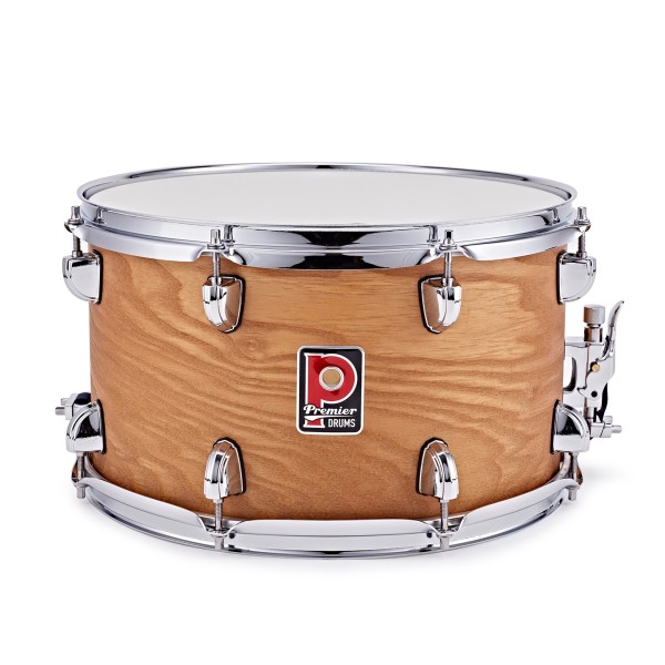 Premier Artist 14" x 8" Birch Snare Drum, Antique Ash & Soft Case
