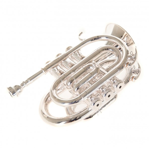 Roy Benson PT101S Pocket Trumpet, Silver