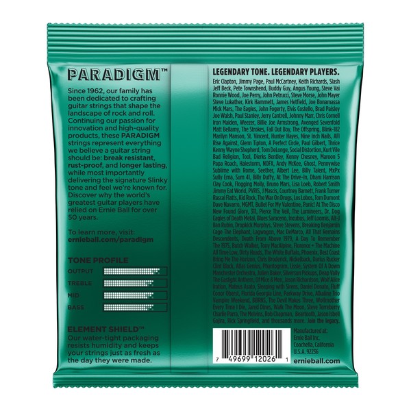 Ernie Ball P02026 Paradigm Not Even Slinky, 12-56