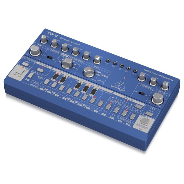 Behringer TD-3-BU Analog Bass Line Synthesizer, Blue