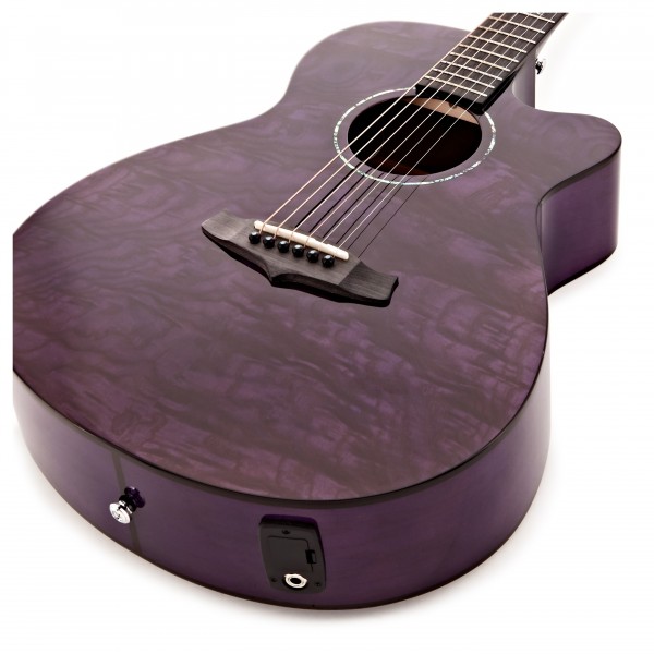 Tanglewood TA4CE Azure Super Folk Electro Acoustic, Foxglove Purple