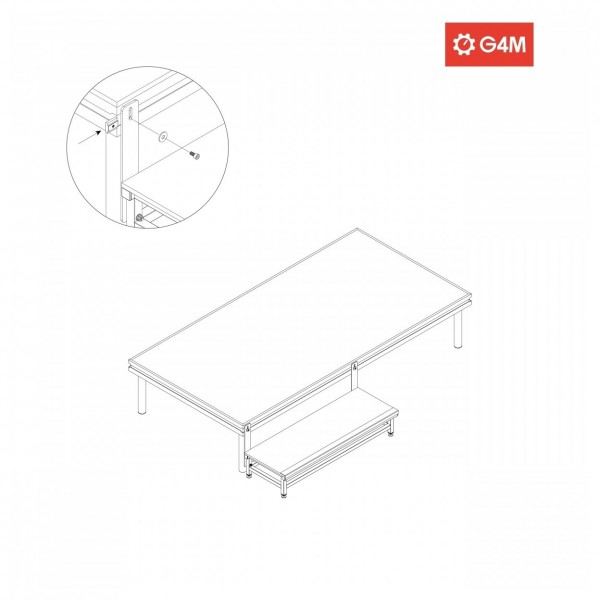 G4M Stage Steps, 40cm