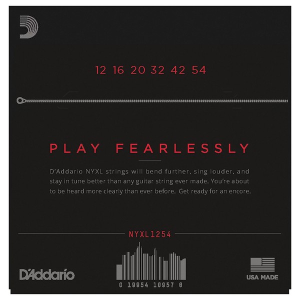 D'Addario NYXL1254 Nickel Wound, Heavy, 12-54