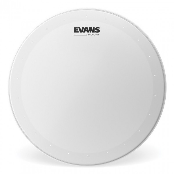 Evans HD Dry Coated Snare Drum Head, Hazy 300 & EQ PODS Pack, 14"