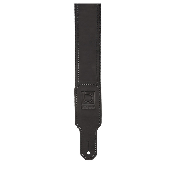 Boss 2" Hybrid Instrument Strap, Black
