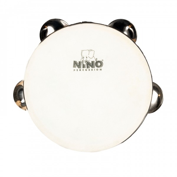 Nino by Meinl 6" Headed Wood Tambourine, 1 row