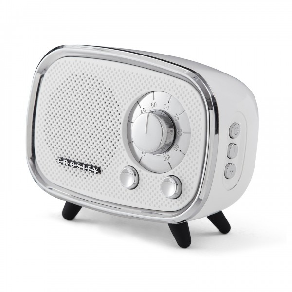 Crosley Rondo Bluetooth Speaker, White