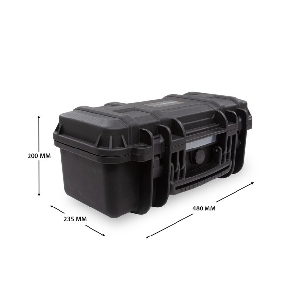 Trojan Pro Fortis IP67 Rated Hard Travel Case, 480 x 235 x 200mm