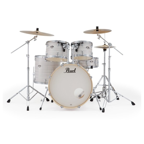 Pearl Export 22" Rock Drum Kit, Slipstream White