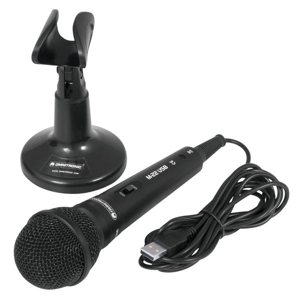 OMNITRONIC M-22 USB Dynamic Microphone