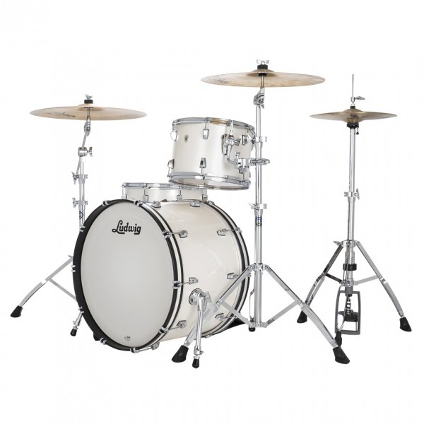 Ludwig Neusonic 22" FAB 3pc Shell Pack, Silver Silk