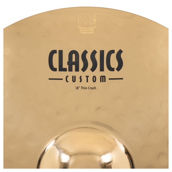 Meinl Classics Custom 18" Thin Crash