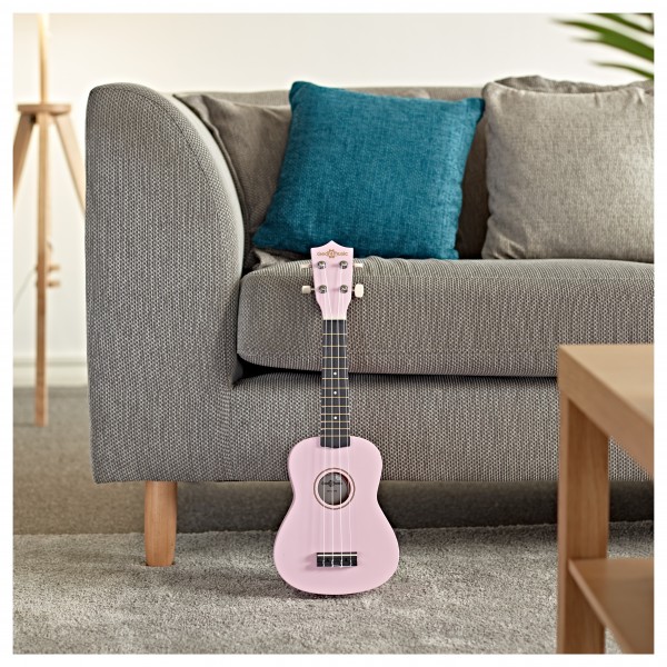 Ukulele by Gear4music, Pink