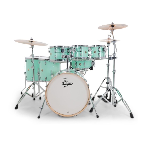 Gretsch Catalina Maple 22" 7pc Shell Pack, Seafoam Green