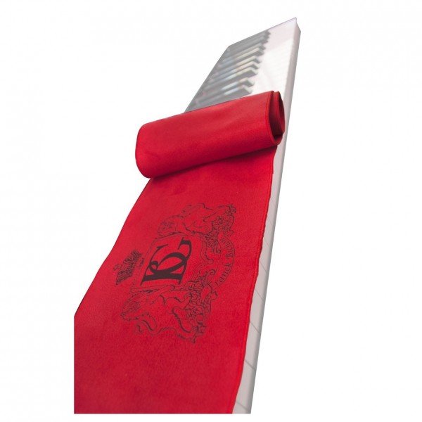 BG Piano and Keyboard Cover, 88 Key, Red