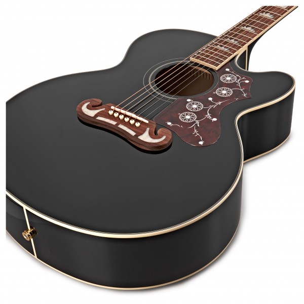 Epiphone J-200 EC Studio (EJ-200SCE), Black