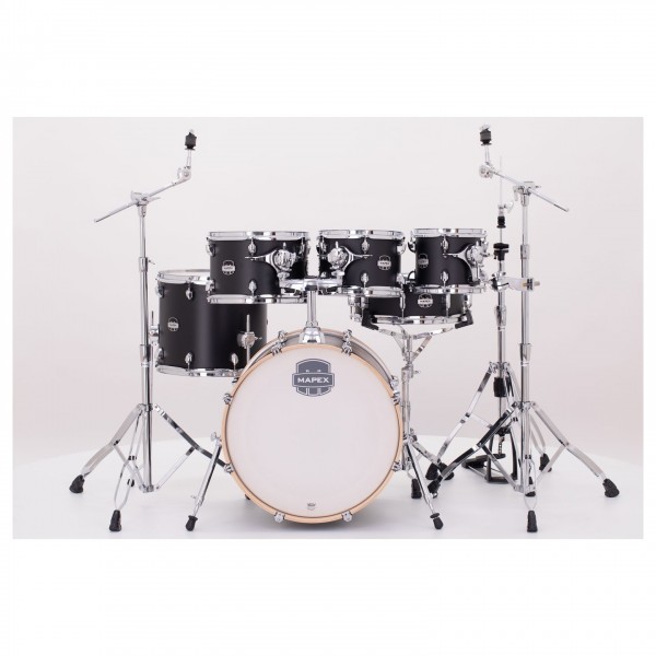 Mapex Mars Maple 20" 6pc Fusion Shell Pack, Matte Black