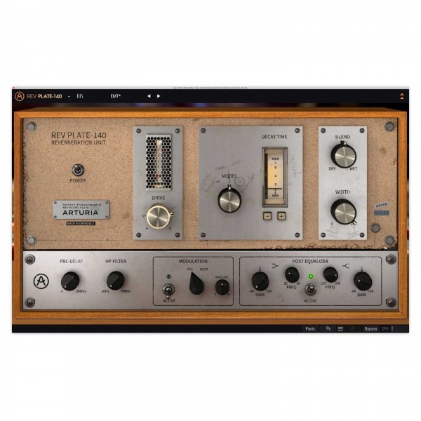 Arturia Rev PLATE-140